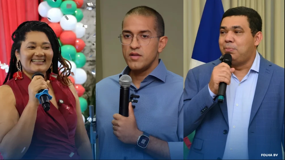 Antônia Pedrosa, Arthur Henrique e Soldado Sampaio disputam o governo tampão de Roraima.